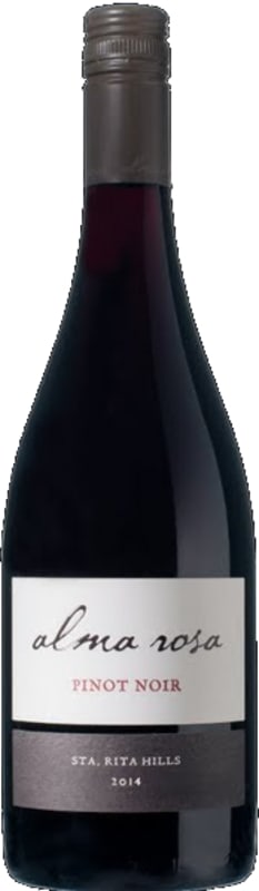 Alma Rosa Sta. Rita Hills Pinot Noir 2014 Front Bottle Shot