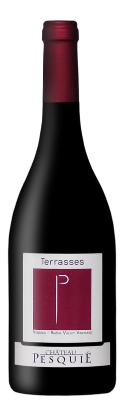 Chateau Pesquie Terrasses Rouge 2020 Front Bottle Shot