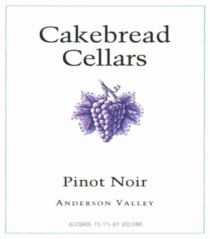 Cakebread Pinot Noir 2009 Front Label