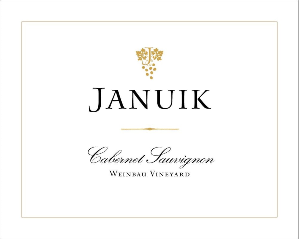 Januik Winery Weinbau Vineyard Cabernet Sauvignon 2015 Front Label
