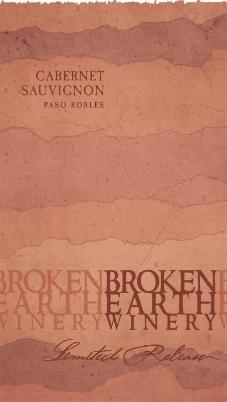 Broken Earth Winery Cabernet Sauvignon 2017 Front Label