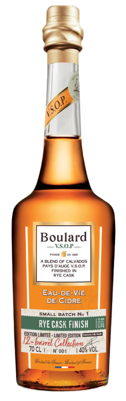 Boulard VSOP Rye Cask Finish Calvados Front Bottle Shot