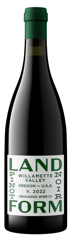 Grounded Wine Co. Landform Pinot Noir 2022 Front Bottle Shot