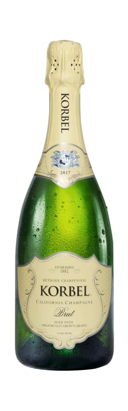 Korbel Organic Brut 2017 Front Bottle Shot