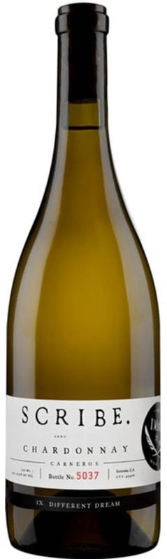 Scribe Carneros Chardonnay 2018 Front Bottle Shot