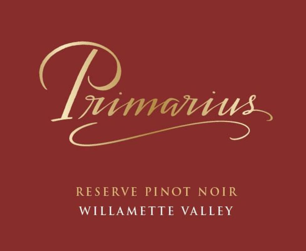 Primarius Reserve Pinot Noir 2015 Front Label