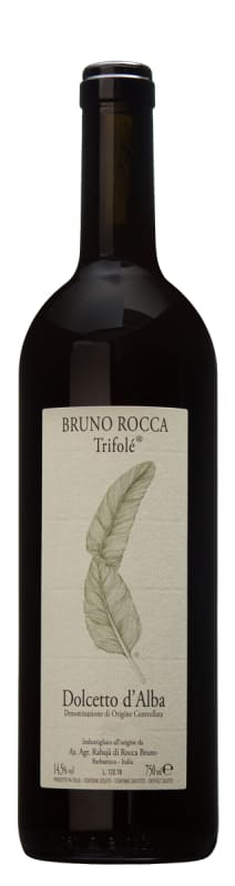 Bruno Rocca Trifole Dolcetto d'Alba 2022 Front Bottle Shot