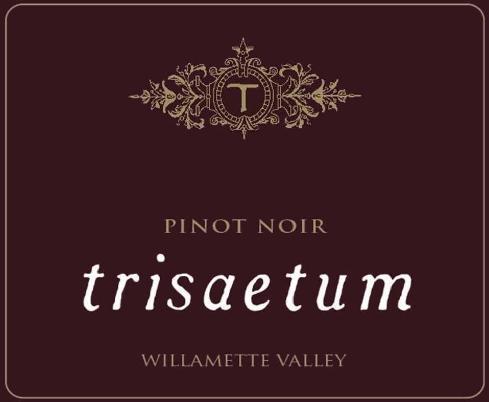 Trisaetum Pinot Noir 2012 Front Label