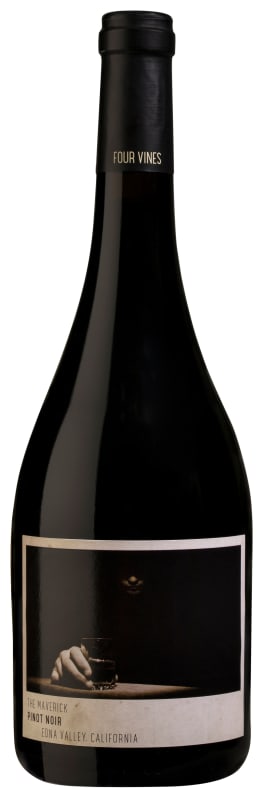 Four Vines The Maverick Pinot Noir 2018 Front Bottle Shot