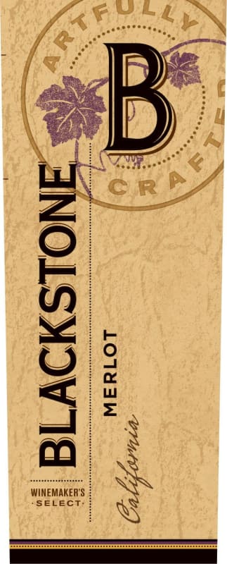 Blackstone Winemaker's Select Merlot 2015 Front Label