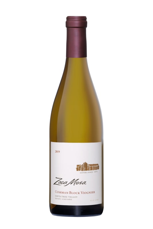 Zaca Mesa Cushman Block Viognier 2019 Front Bottle Shot