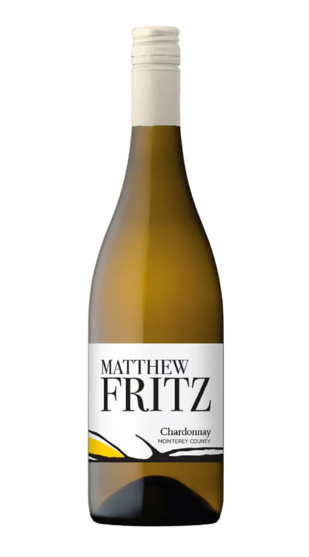 Matthew Fritz Monterey County Chardonnay 2022 Front Bottle Shot