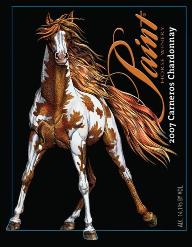 Paint Horse Winery Chardonnay 2007 Front Label