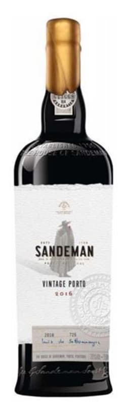 Sandeman Vintage Port 2016 Front Bottle Shot