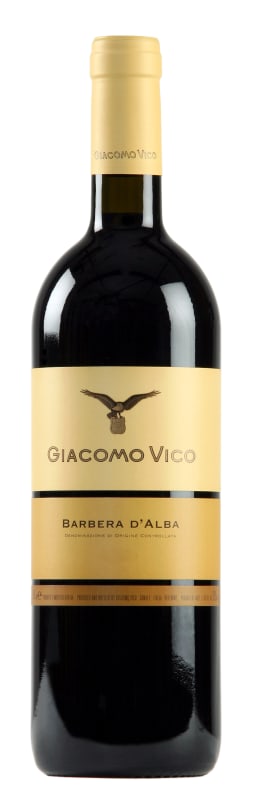 Giacomo Vico Barbera d'Alba 2017 Front Bottle Shot