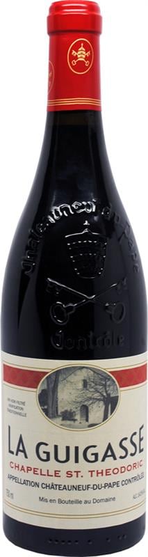 Chapelle St. Theodoric Chateauneuf-du-Pape La Guigasse 2022 Front Bottle Shot