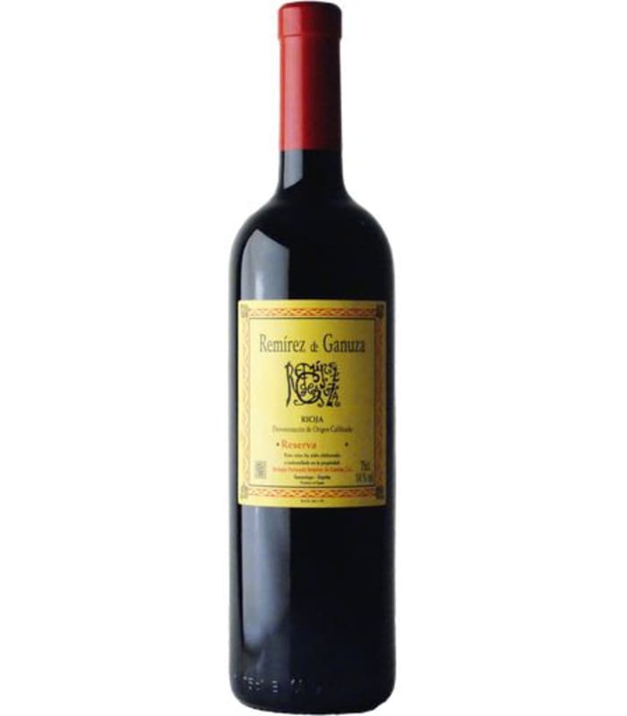 Remirez de Ganuza Rioja Reserva 2012 Front Bottle Shot