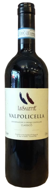 Le Salette Valpolicella Classico 2019 Front Bottle Shot