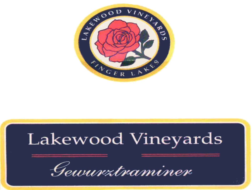 Lakewood Vineyards Gewurztraminer 2012 Front Label