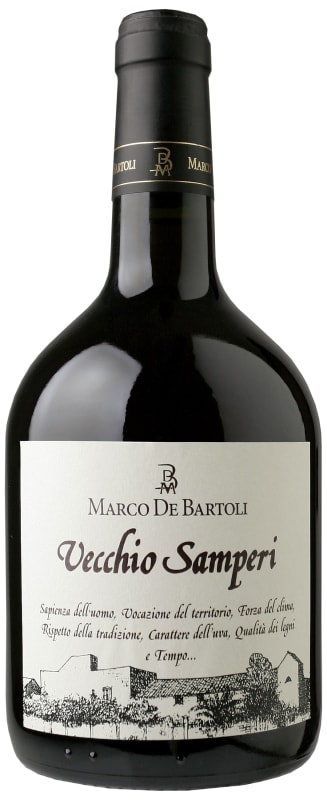 Marco De Bartoli Vecchio Samperi Ventennale Front Bottle Shot