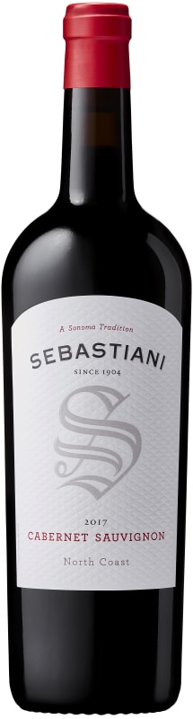 Sebastiani North Coast Cabernet Sauvignon 2017 Front Bottle Shot