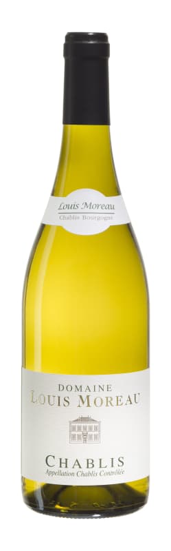 Domaine Louis Moreau Chablis 2017 Front Bottle Shot