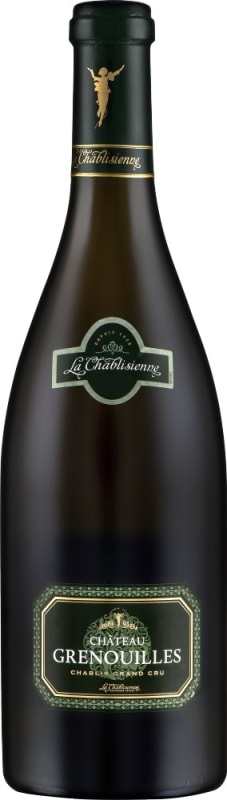 La Chablisienne Chablis Chateau Grenouilles Grand Cru 2014 Front Bottle Shot