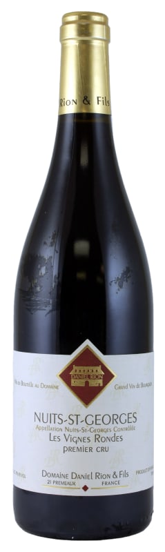 Domaine Daniel Rion & Fils Nuits-St-Georges Aux Vignes Rondes Premier Cru 2018 Front Bottle Shot