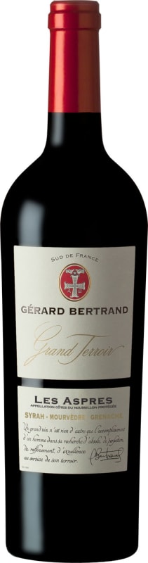 Gerard Bertrand Grand Terroir Les Aspres 2016 Front Bottle Shot