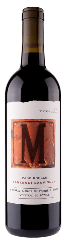 M by Mac and Billy Cabernet Sauvignon 2021 Front Bottle Shot