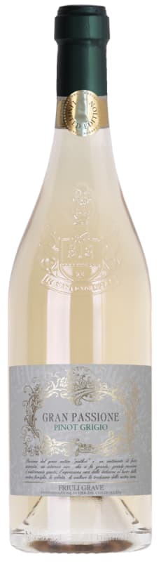 Gran Passione Pinot Grigio 2019 Front Bottle Shot