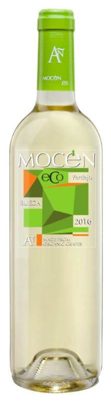 Bodegas Mocen Eco Verdejo 2016 Front Bottle Shot