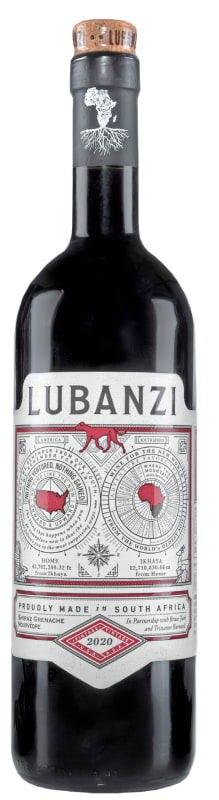 Lubanzi Red Blend 2020 Front Bottle Shot