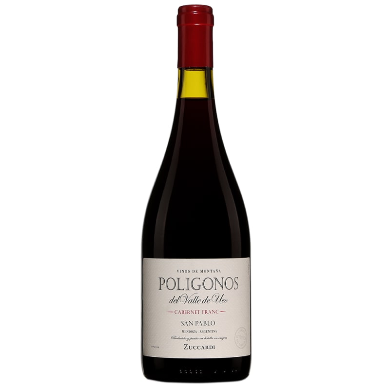 Zuccardi San Pablo Poligonos del Valle de Uco Cabernet Franc 2019 Front Bottle Shot