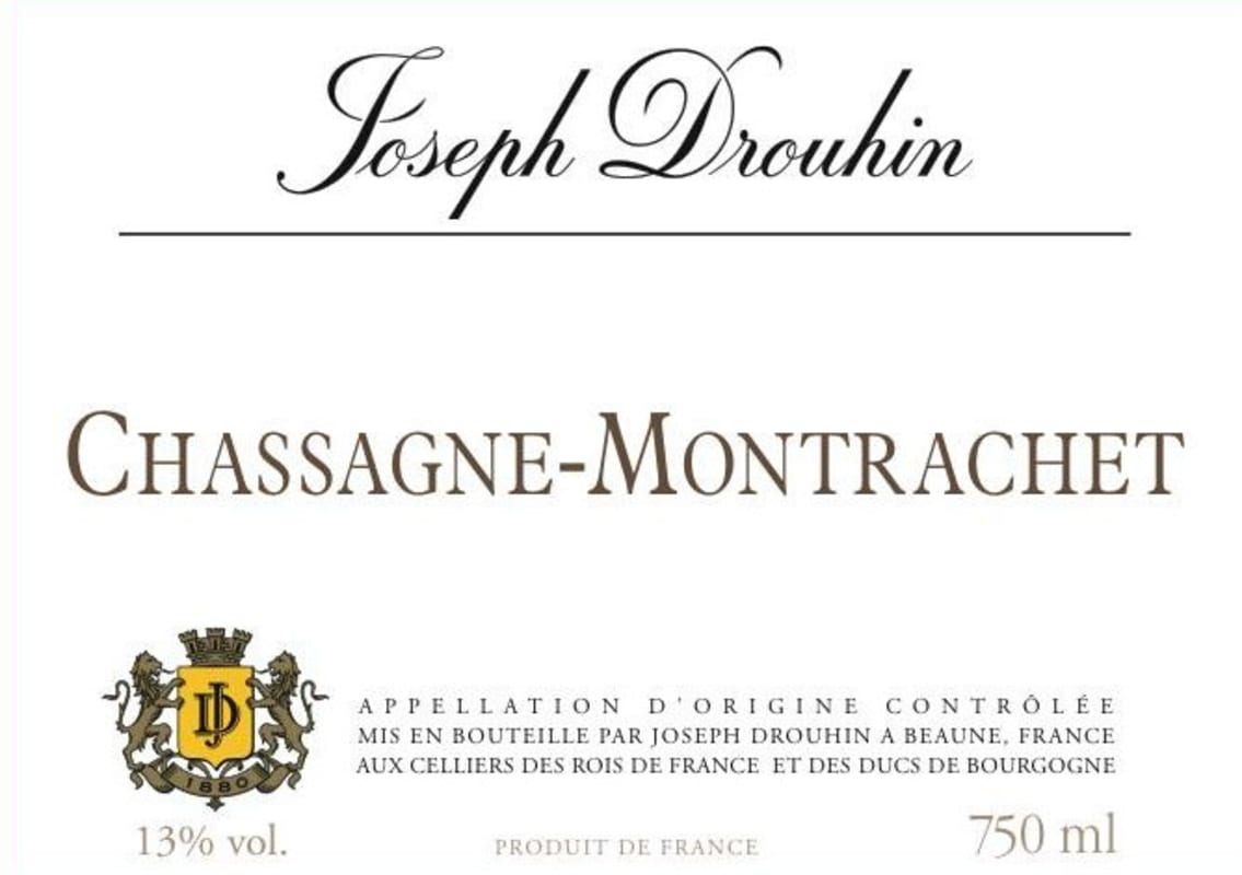 Joseph Drouhin Chassagne-Montrachet 2013 Front Label