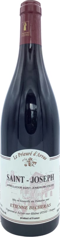 Etienne Becheras Saint-Joseph Le Prieure d'Arras 2020 Front Bottle Shot