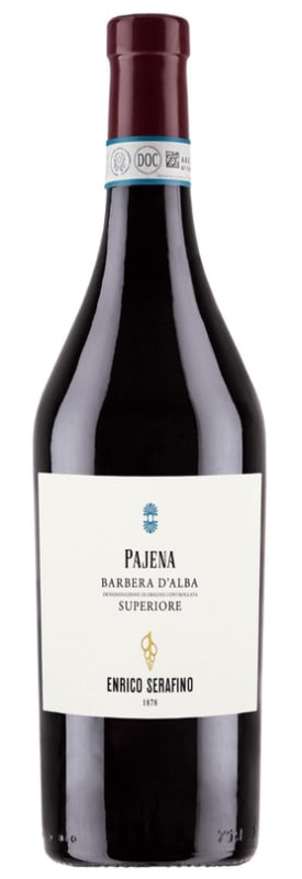 Enrico Serafino Pajena Barbera d'Alba 2022 Front Bottle Shot