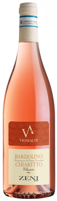 Zeni Vigne Alte Bardolino Chiaretto Classico Rose 2020 Front Bottle Shot