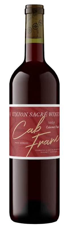 Union Sacre Cabernet Franc 2025 Front Bottle Shot