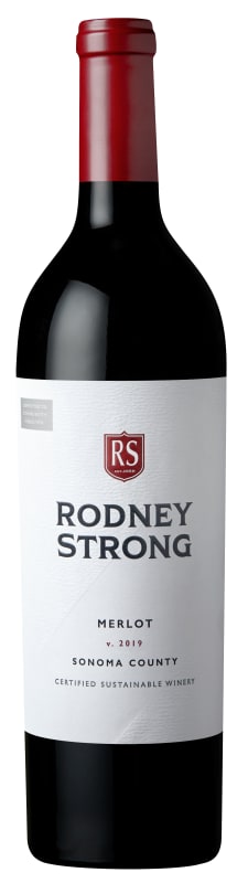 Rodney Strong Sonoma Merlot 2019 Front Bottle Shot