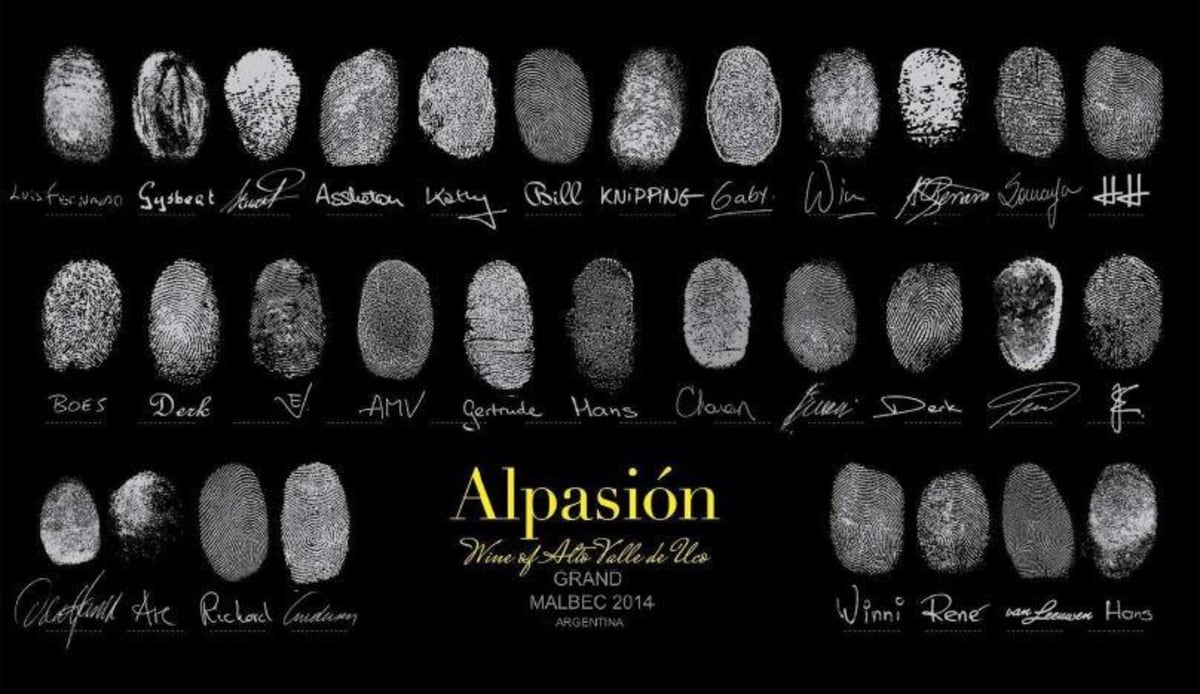Alpasion Grand Malbec 2014 Front Label