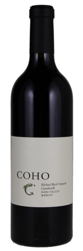 Coho Michael Black Vineyard Merlot 2016 Front Bottle Shot