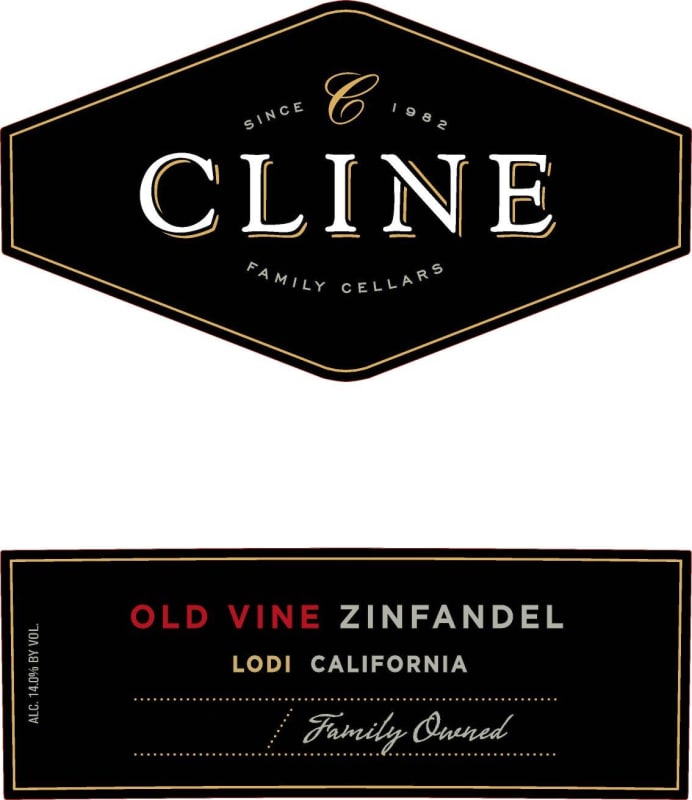 Cline Lodi Old Vine Zinfandel 2017 Front Label