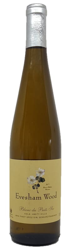 Evesham Wood Blanc du Puits Sec 2018 Front Bottle Shot