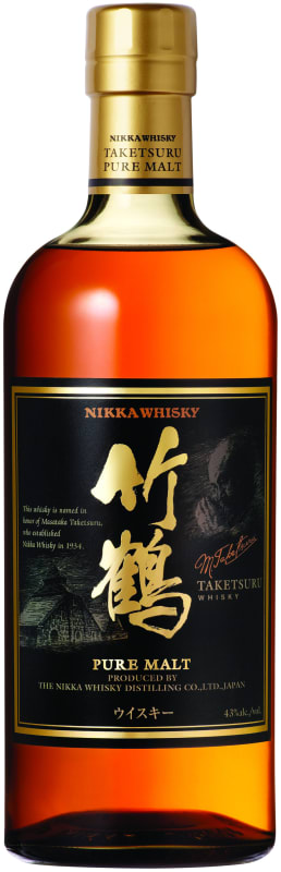 Nikka Taketsuru Pure Malt Japanese Whisky Front Bottle Shot