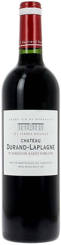 Chateau Durand-Laplagne Puisseguin Saint-Emilion Les Terres Rouges 2020 Front Bottle Shot