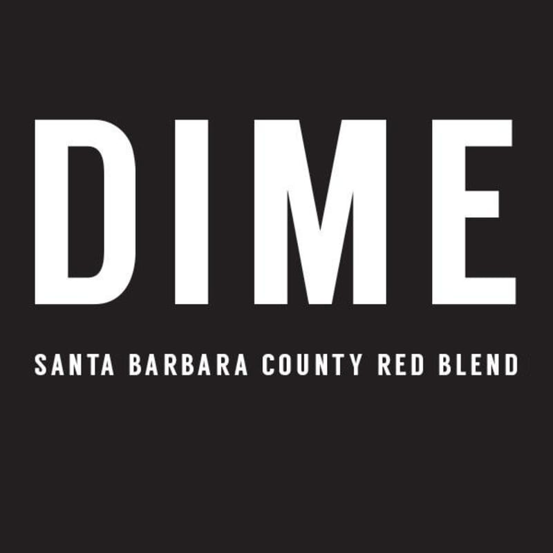 Winc Dime Santa Barbara County Red Blend 2016 Front Label
