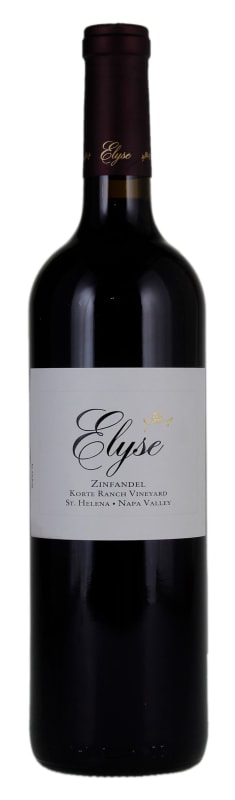 Elyse Korte Ranch Zinfandel 2013 Front Bottle Shot