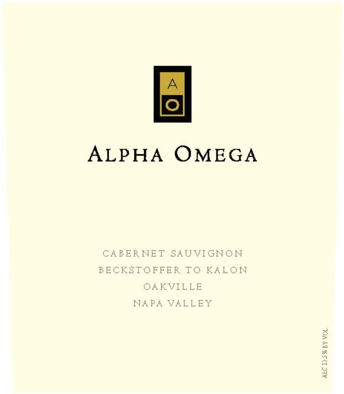 Alpha Omega Beckstoffer To Kalon Vineyard Cabernet Sauvignon 2012 Front Label