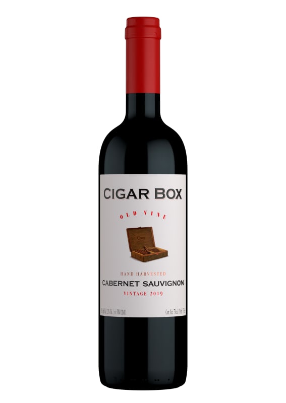 Cigar Box Old Vine Cabernet Sauvignon 2019 Front Bottle Shot